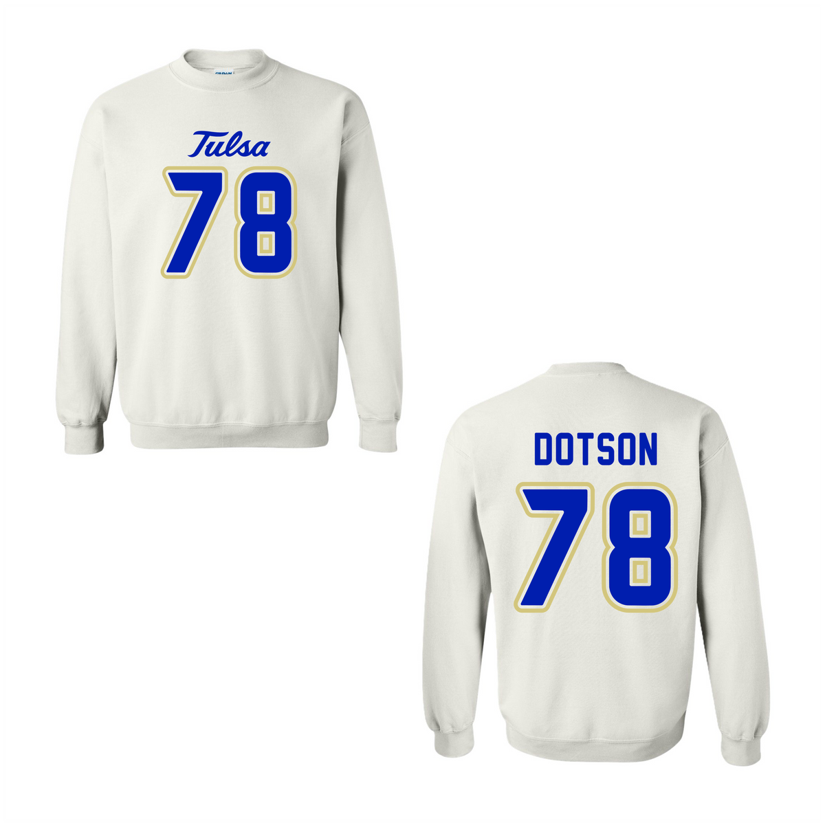 Dotson White Sweatshirt