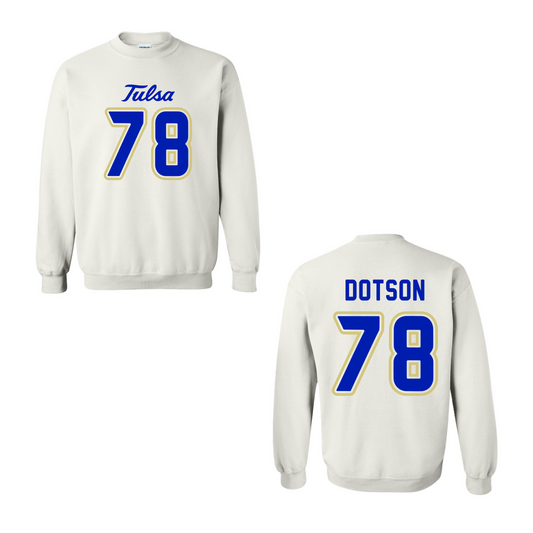 Dotson White Sweatshirt