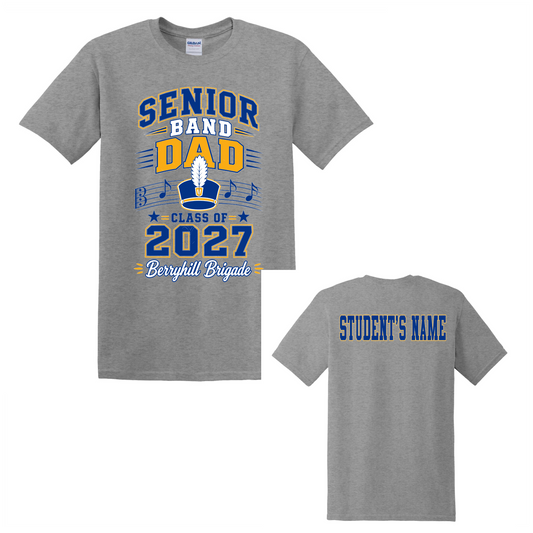 Senior Dad 2027 with Custom Back