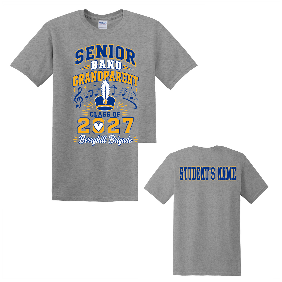 Senior Grandparent 2027 with Custom Back