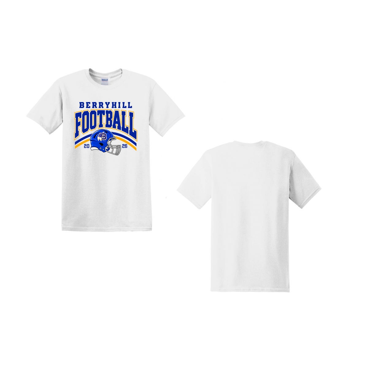 Berryhill Football White T-shirt