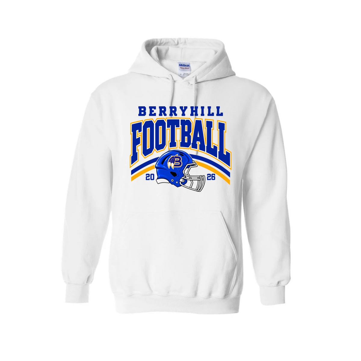 Berryhill Football White Hoodie