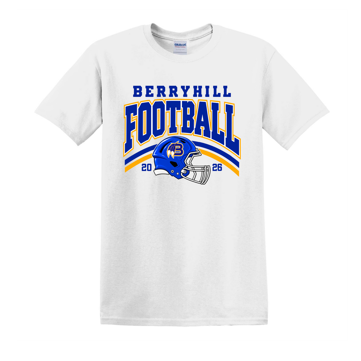 Berryhill Football White T-shirt